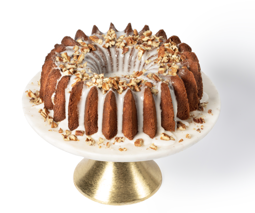 Brown Sugar Butter Pecan Pound Cake
